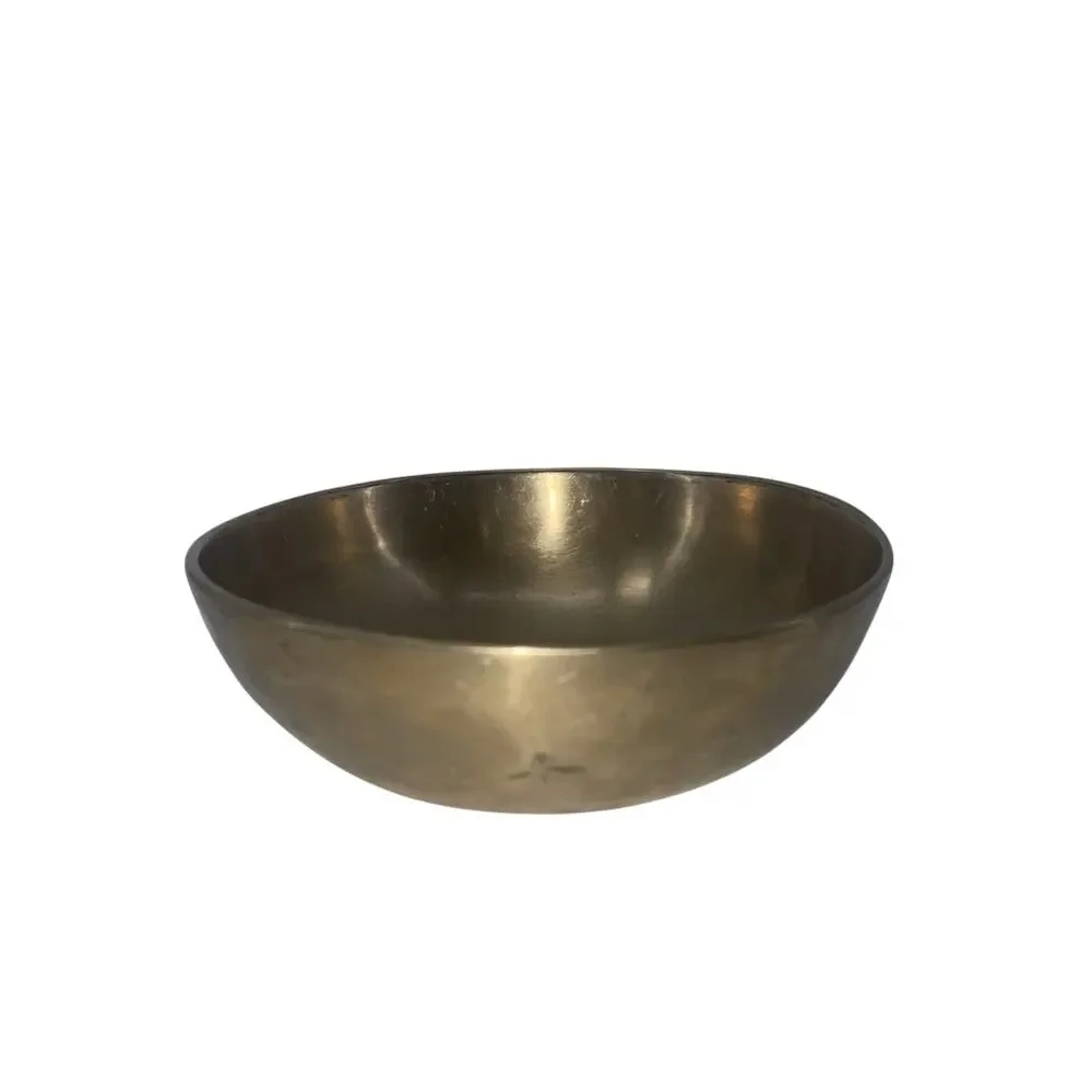 Set Of 3: Brass Candle Sticks And Brass Bowl
